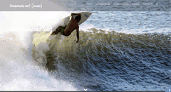 Desktop Screenshot of campamentosurf.com