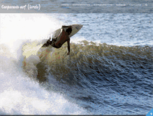 Tablet Screenshot of campamentosurf.com